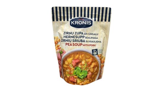 Kronis zirņu zupa ar cūkgaļu 530 g, doy pack